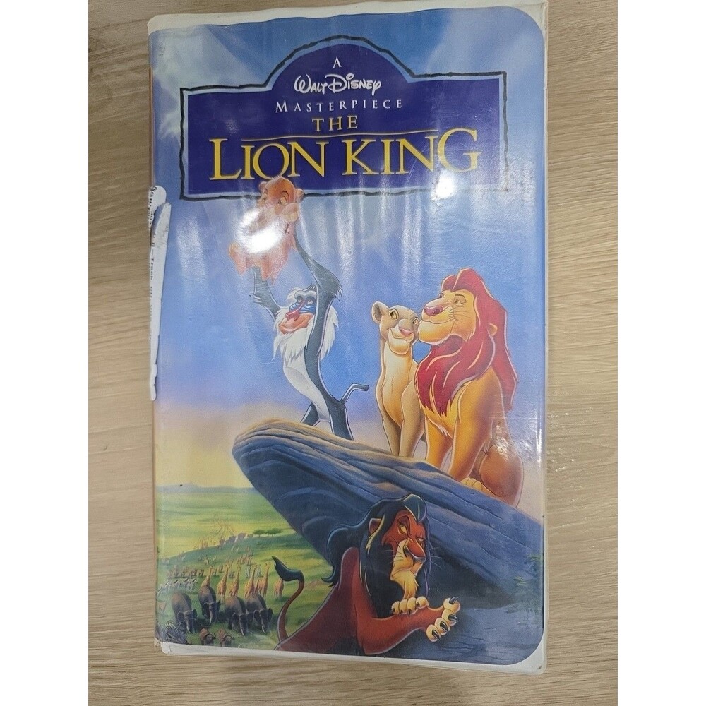 The Lion King VHS 1995 Walt Disney Masterpiece Edition Classic Animation